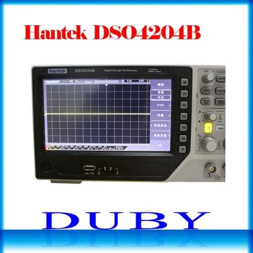 Hantek DSO4204B USB Digital Storage Oscilloscope 4 Analog Channels 200mhz Bandwidth 1gsa/s Record Length 64K AC110-220V