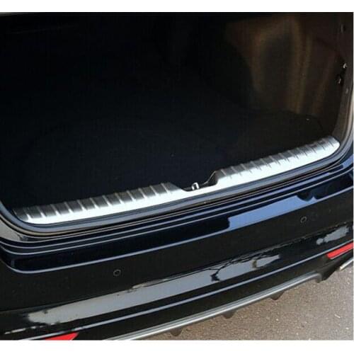 HOT ACCESSORIES FIT FOR KIA OPTIMA K5 2016 JF INNER REAR BUMPER PANEL PROTECTOR TRUNK BOOT DECK CARGO SILL COVER PLATE THRESHOLD