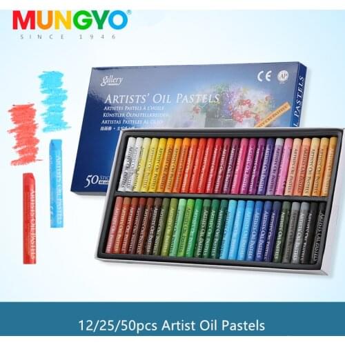 12/25/48Colors MUNGYO Oil Pastel for Artist Graffiti Soft Pastel Painting Drawing Pen Children School Stationery Art Supplies
