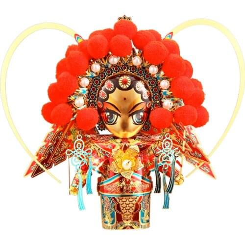 2018 Piececool 3D Metal Puzzle MU GUIYING Peking Opera Model DIY Laser Cut Assemble Jigsaw Toy Desktop decoration GIFT For Audlt