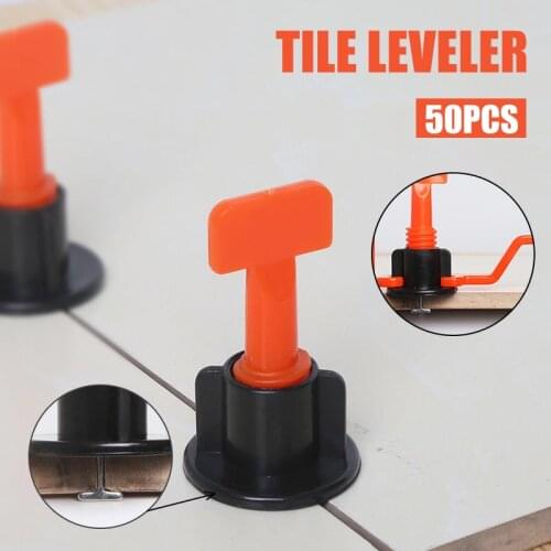 Reusable Tile Leveling System 50pcs/pack Tile Leveler Spacers Flooring Tile levelers Installation Tool Kit TN88