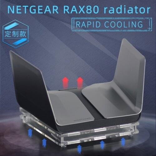 Netgear RAX80 router cooling fan cooling base