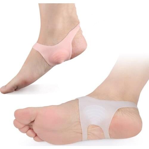 New 1 Pair Silicone Insole Orthopedic Insoles O-Type Leg Foot Valgus Correction Non Slip Men and Women Insoles Pads