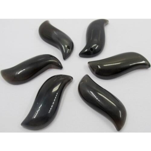 New Arrived Natural Stone Pendant Rainbow Obsidian 15x35mm S shape Gem stone Necklace Jewelry Pendant 10pcs/lot
