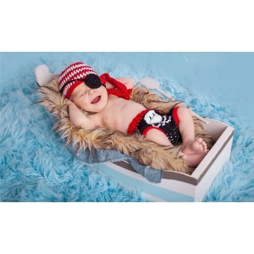 New Newborn Photography Props pirate Prop Shoot Studio Cloth Baby DIY Shooting