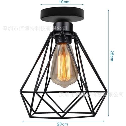 Rustic flush mount ceiling lights led panel lights AC85-265V cafe hotel hallway lamp LED ceiling lamp Ceiling Ligting