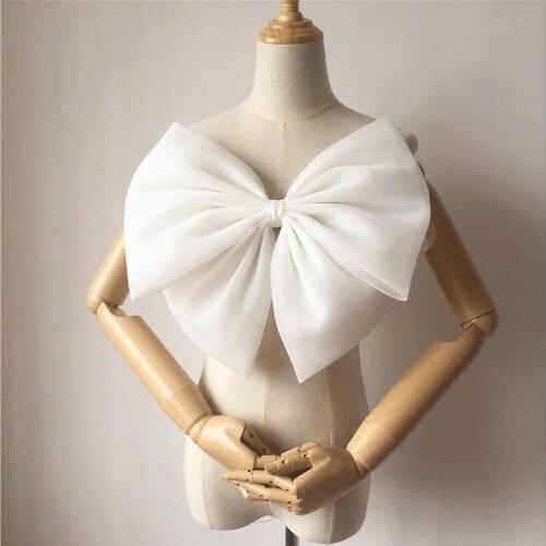 Seperate Organza Bow Wedding Dress Knots Removeable Bride Dresses Knots Decorative bow
