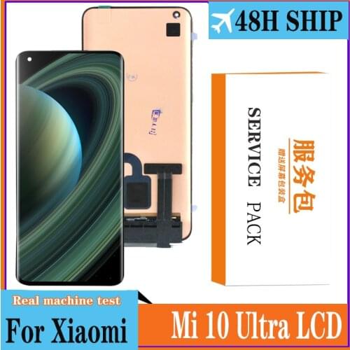 6.67'' Display Replacement For Xiaomi mi 10 Uitra LCD Touch Screen Digitizer Assembly For Xiaomi MI 10 ultra LCD