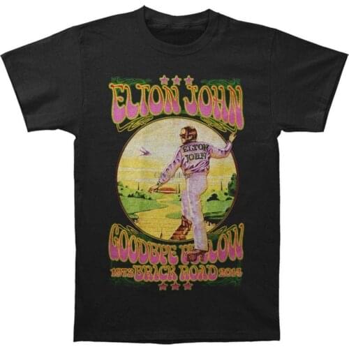 Elton John Shirt Vintage Elton John Mens GBYBR Vintage T shirt For Fan Elton John Tee FE045