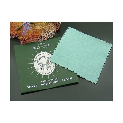 200pcs 8*8cm silver clean silver polish cleaning cloting cloth wiping cloth silver jewelry suede maintenanc mixed randomly