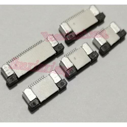 50PCS/Lot 0.5MM FFC/FPC Flat Socket/Jack Connector Up Link Contact 28P/30P/32P/34P/36P/38P/40P/42P/50P/54P/60P