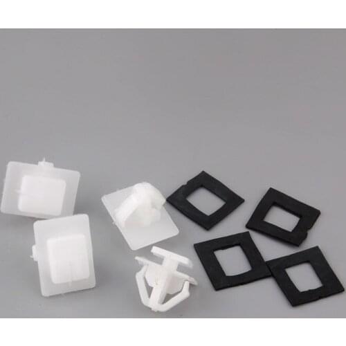 BBQ@FUKA 15x Side Molding Rocker Panel fastener fender Clips Retainer Push Engine Cover 87756-2E000 Fit For Kia Soul Optima 05