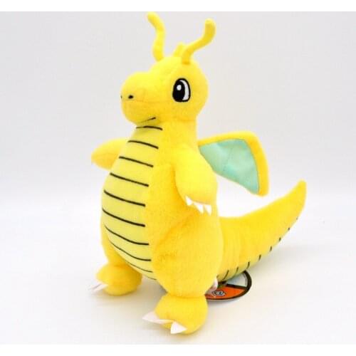 22cm Pokemon Game Cute Dragonite Collectible Soft Stuffed Plush Toy Doll Christmas Presents For Children