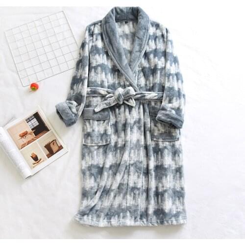 Мужские теплые халаты Kacakid China At AliExpress