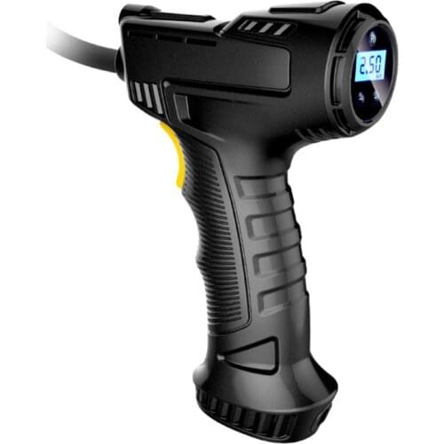 Handheld 120W Air Compressor Wireless Tire Inflator Equipment with Digital Display for Car Motorcycle Bicycle T3ED