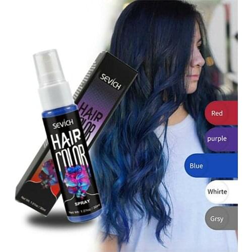 5 Color Liquid Spray Temporary Hair Dye Unisex Hair Color Dye Use At Gathering Cosplay Parties Events TSLM1