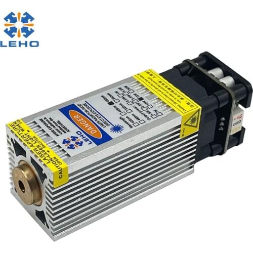 LEHO 15W Laser Head Engraving Module 450nm Blue Laser Module Cutting Module With PWM TTL For CNC3018 3018PRO 6550 5040