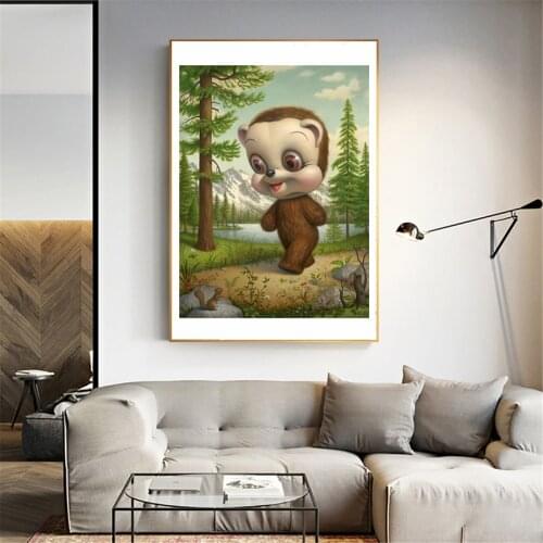 Mark Ryden The Tree Show Wall Art Canvas Posters Prints Painting Oil Wall Pictures For Office Living Room Home Decor Artwork HD