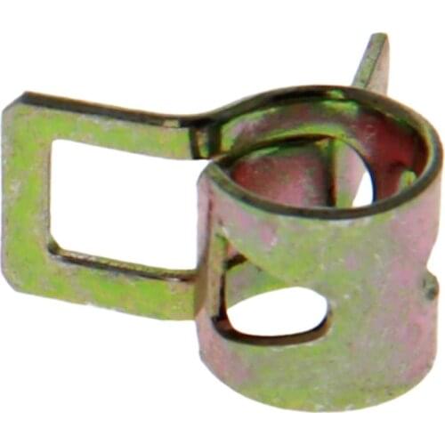 MroMax New Steel Band Clamps 65Mn Manganese Steel Color Zinc Plating ID 6/7/8/9/10/11/12/14mm Thickness 8mm Clamps 10/20/50pcs