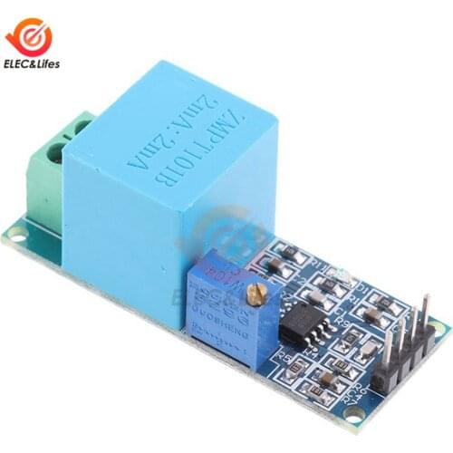 5-30V 2mA Single Phase Active Output Voltage Tranformer Sensor Module AC Power Voltage Module for Arduino ZMPT101B Volt Tester