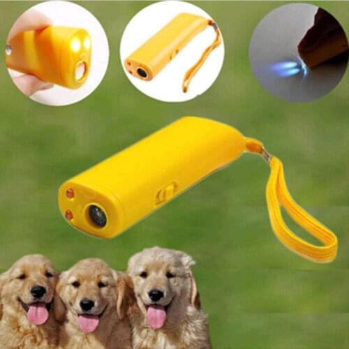Deterrents LED Repeller Strengthen equipment Barking Trainer Stop Without Training Pet Battery Dogs Device Ultrasound Anti