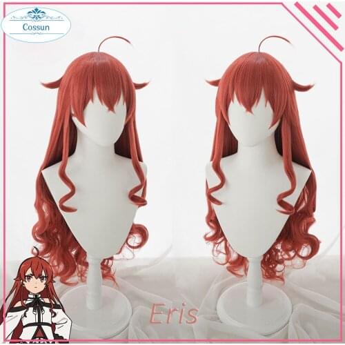 PRESALE Eris Boreas Greyrat Cosplay Wig Mushoku Tensei Red Heat Resistant Synthetic Eris Boreas Cosplay Hair Halloween