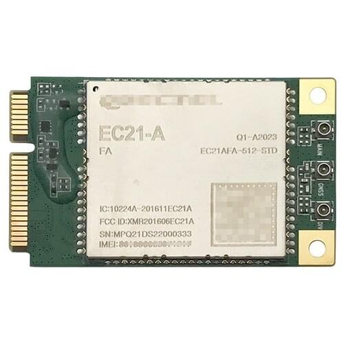 Quectel LTE EC21-A EC21 Mini Pcie 4G module FDD-LTE/TDD-LTD B2/B4/B12 CAT1M Module Modem AT&T North Amercian 100% New&Original