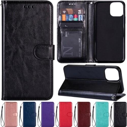 Luxury Business Leather Wallet Phone Case For iPhone Apple 12 Mini 11 Pro XS Max X XR 8 7 6 6S Plus 5 5S SE 2020 PU Cover Bags