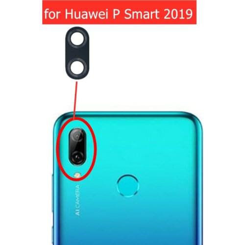 2pcs for Huawei P Smart 2019 Back Camera Glass Lens Rear Camera Glass with Glue P Smart 2019 Replacement Repair Spare Part