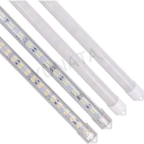50cm 72 LED Bar Light DC12V SMD5630 LED Hard Strip Light Cold White LED Aluminium Rigid Strip With Waterproof Cover