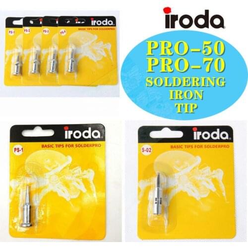 Taiwan iroda loves branding davas soldering iron PRO-50 70 soldering iron tip S-01 05 06 07 12 13 22 T-01