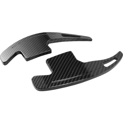 For Ford Mustang 2015-2020 Car Steering Wheel Shift Paddle Shifter Extension Carbon Fiber Style Accessories