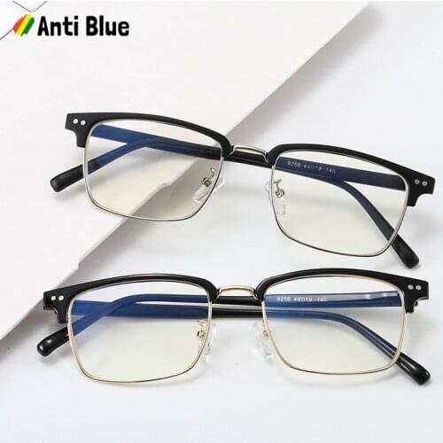 JackJad Vintage Elegant Half Frame Style Anti Blue Ray Eyewear Frame Men Women Computer Gaming Optical Glasses Eyeglasses 9256