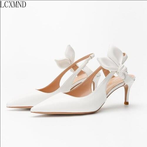 High Quality Small Size High Heeled Sandals for Women Summer 2021 Point-toe Medium Heeled High Heeled Sandals for Women