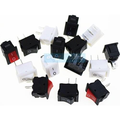 10pcs KCD11-101 10*15mm SPST 2PIN ON/OFF Boat Rocker Switch 3A/250V Car Dash Dashboard Truck RV ATV Home