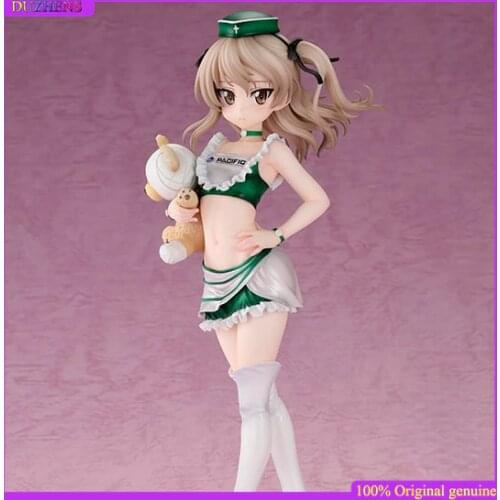 100% Original:GIRLS und PANZER Alice Shimada Racing girl PVC Action Figure Anime Figure Model Toys Figure Collection Doll Gift
