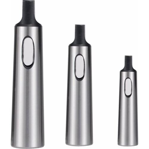 3Pcs MT1-MT2 MT-2-MT3 MT3-MT4 Carbon Steel Morse Taper Adapter For Fixed Sleeve Drilling Machine Tools