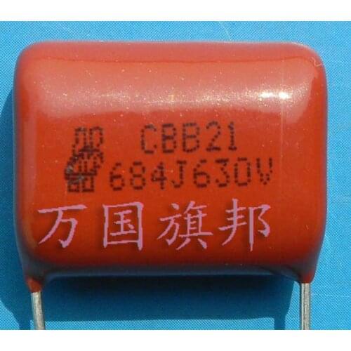Free Delivery. CBB21 metallized polypropylene film capacitor 630 v 684 0.68 uF