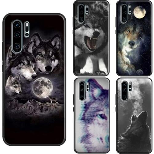Animal The Wolf Howl Case For Huawei P30 Lite P10 P40 P20 Pro Mate 10 Lite 20 30 Pro P Smart Z 2019 Cover