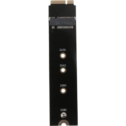 Adapter Card to 7+17 PIN 64G 128G 256G 512G M.2 NGFF SSD For 2012 MacBook Air