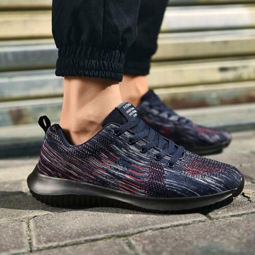 Summer Men Casual Sneakers Running Sport Shoes Male Designer Tennis Shoes Lightweight Men Training Walking Sneakers Plus Size 47