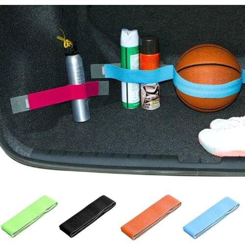 Hot Sales Car Trunk Storage Device Hook and Loop Fixed Straps Solid Color Magic Stickers