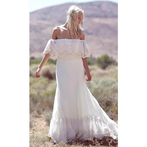 Mollybridal Chiffon Wedding Dresses