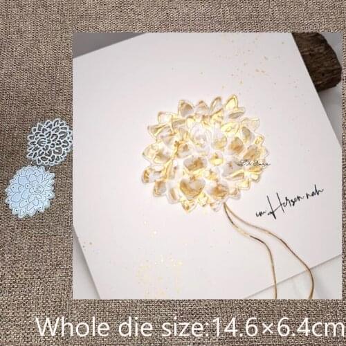 New Design Craft Metal stencil mold Cutting Dies 2pcs flowers decoration scrapbook die cuts Album Paper Card Craft Embossing