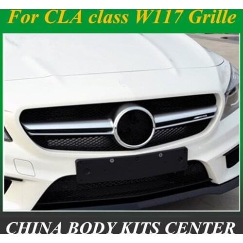 CLA45 AMG Style Front Grill center grille for mercedes Benz CLA Class W117 Cla180 Cla200 Cla260 Cla300 2013-2015 2018+ Sport