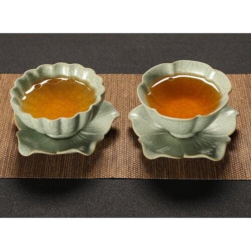 Ru Kiln Master Cup Line Tea Cup Open Piece Single Cup Kungfu Tea Set Tea Cup Tea Bowl Set