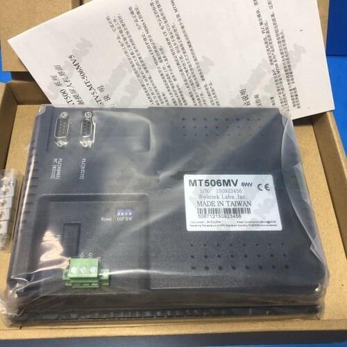 New Weintek HMI 5.6" MT506MV 5WV TFT LCD Touch Screen Operator Panel 320 X 234 Pixels 4M DRAM 256 Colour