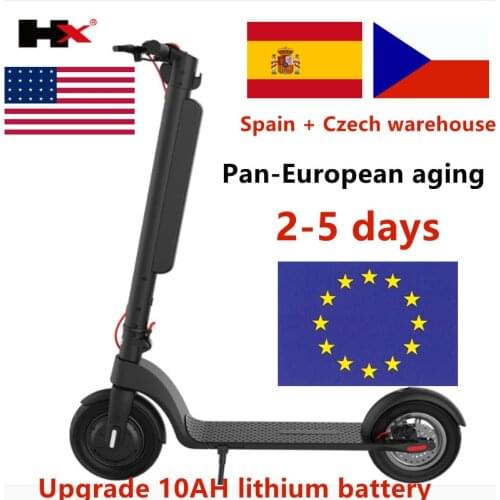 10 inch adult folding electric scooter aviation pure aluminum alloy integrated molding scooter battery car 36V10AH lithium batt