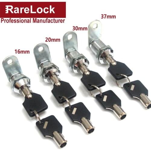 MS348 Tubular Key Cam Lock for Tool Box School Case Gym Cabinet Drawer Office Table Train Metro ATM Furniture DIY