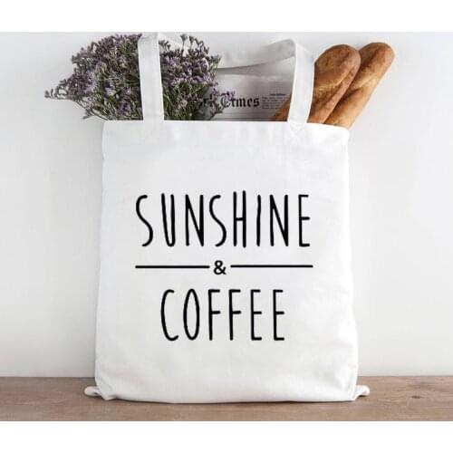 Funny Coffee Tote Bags Mommy 2021 Fashion Gift for Her Mom Custom Bags Student I Need Coffee Canvas Tote Bag
